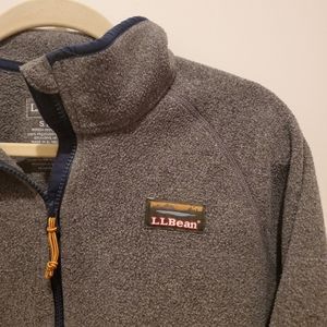 LL Bean color block pull over